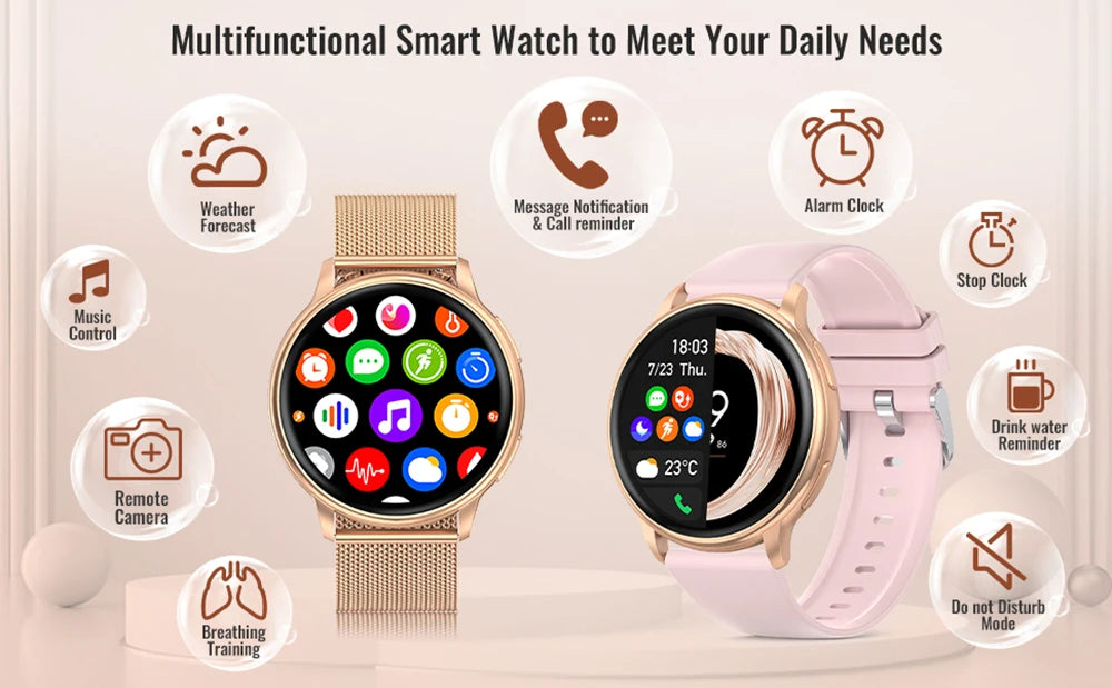 MEVADEN Y22 Smart Watch – Bluetooth Calls, Fitness Tracking & Custom Dial