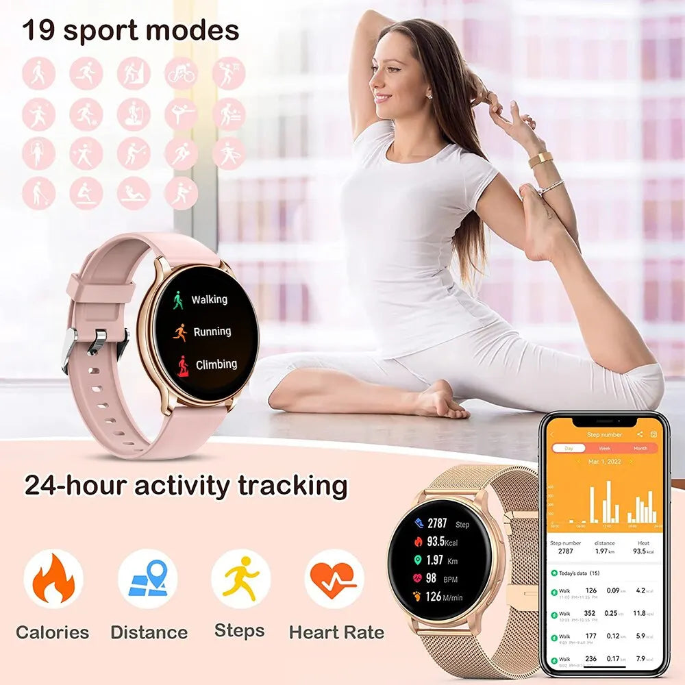 MEVADEN Y22 Smart Watch – Bluetooth Calls, Fitness Tracking & Custom Dial