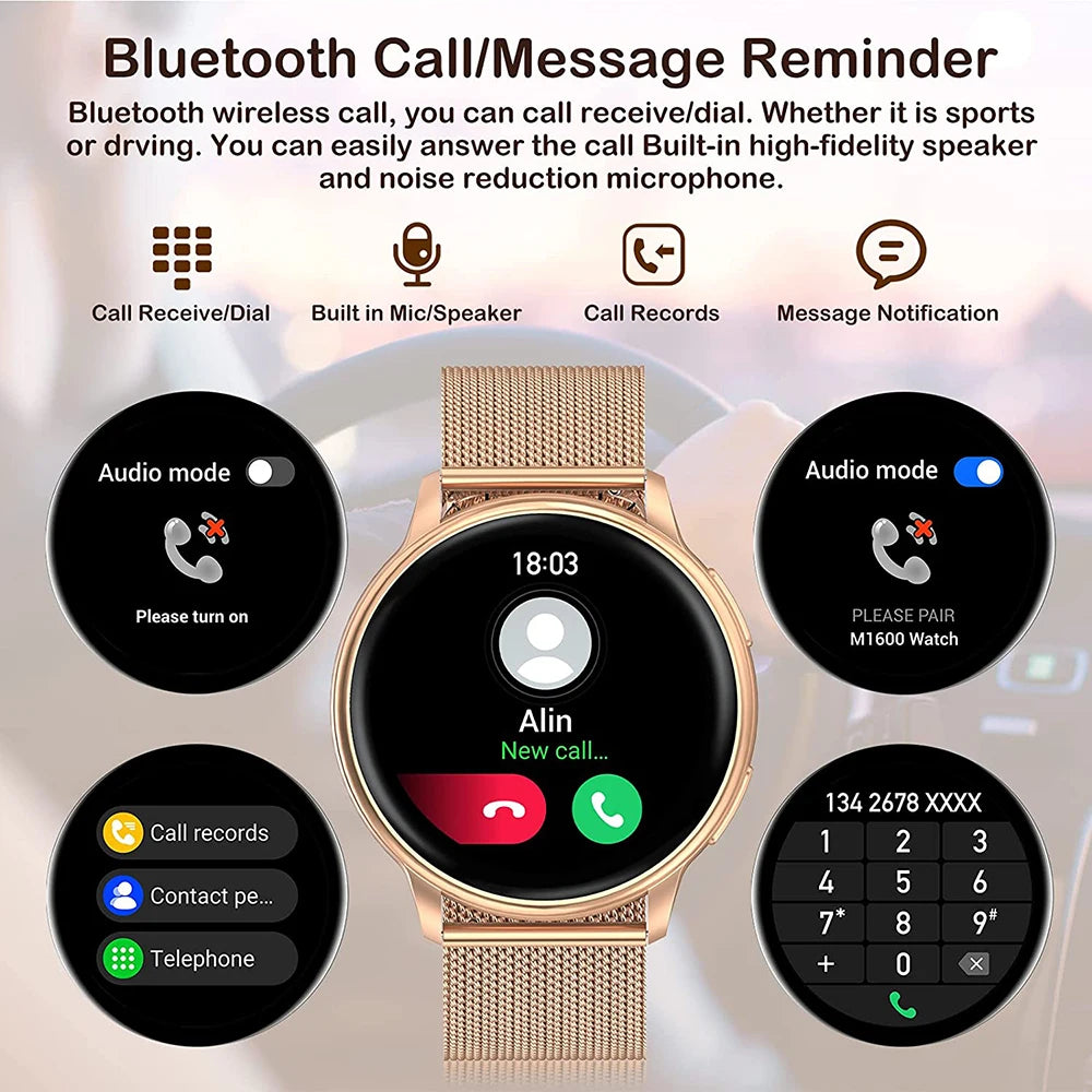 MEVADEN Y22 Smart Watch – Bluetooth Calls, Fitness Tracking & Custom Dial