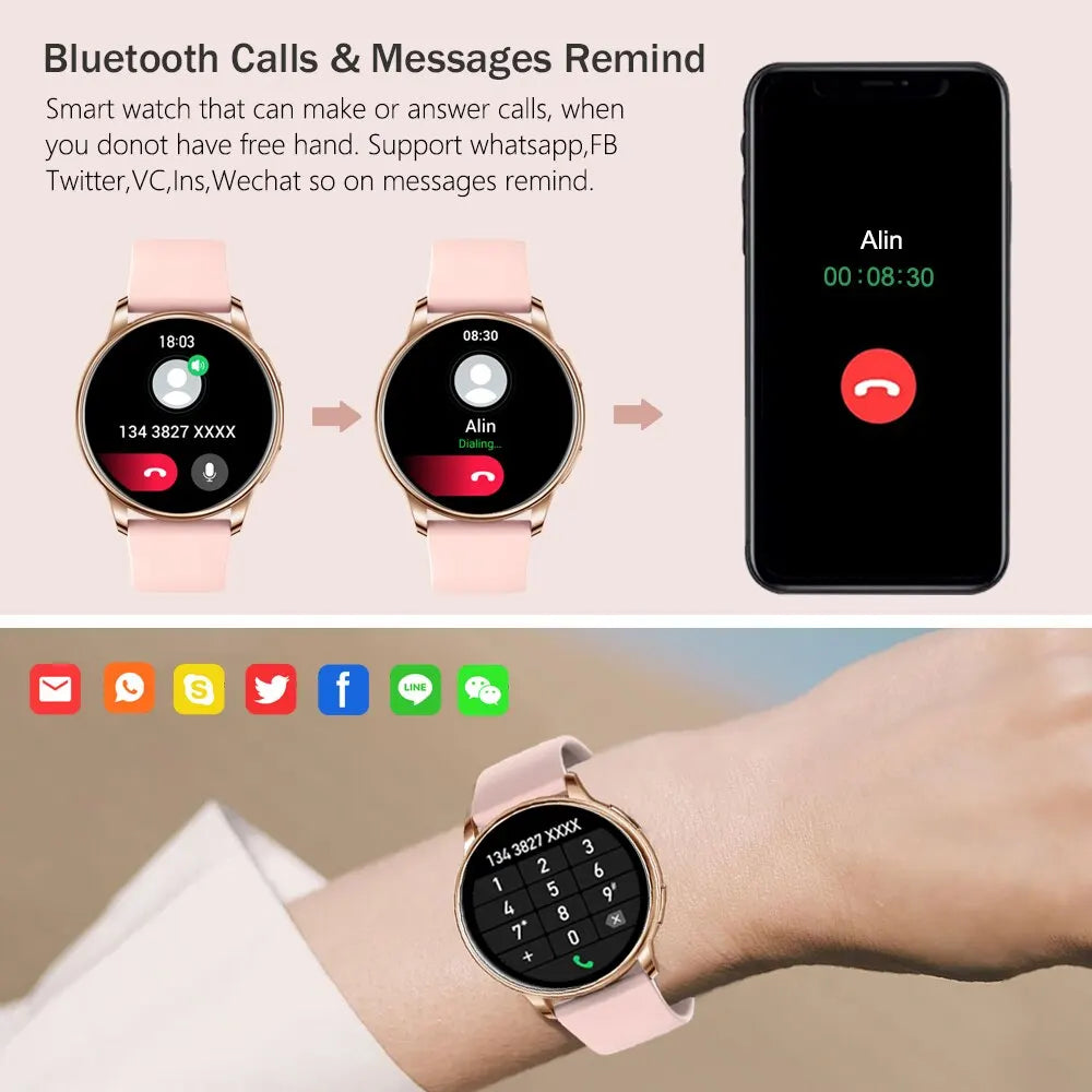 MEVADEN Y22 Smart Watch – Bluetooth Calls, Fitness Tracking & Custom Dial